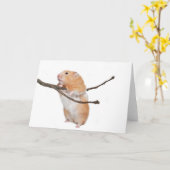 単ぶら下がったのまわりに カード (黄色い花)