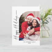 単エレガントにスタイリッシュ2 PHOTOクリスマスグリーティング シーズンカード (スタンド正面)