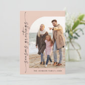 単エレガントにスタイリッシュ2 PHOTOクリスマスグリーティング シーズンカード (スタンド正面)