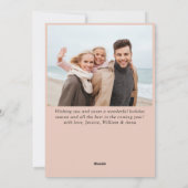 単エレガントにスタイリッシュ2 PHOTOクリスマスグリーティング シーズンカード (裏面)