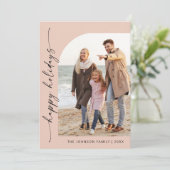 単エレガントにスタイリッシュ2 PHOTOクリスマスグリーティング シーズンカード (スタンド正面)