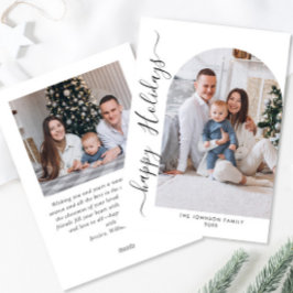 単エレガントにスタイリッシュ2 PHOTOクリスマスグリーティング シーズンカード