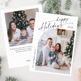 単エレガントにスタイリッシュ2 PHOTOクリスマスグリーティング シーズンカード