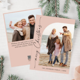 単エレガントにスタイリッシュ2 PHOTOクリスマスグリーティング シーズンカード