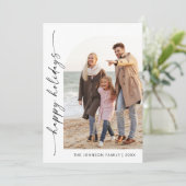 単エレガントにスタイリッシュ2 PHOTOクリスマスグリーティング シーズンカード (スタンド正面)