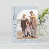 単エレガントにスタイリッシュ2 PHOTOクリスマスグリーティング シーズンカード (スタンド正面)