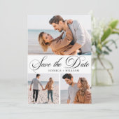 単エレガントに3枚の写結婚真 セーブザデート (スタンド正面)