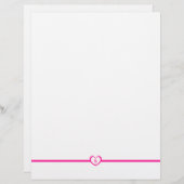 単エレガントモノグラムの具 – ピンク (正面/裏面)