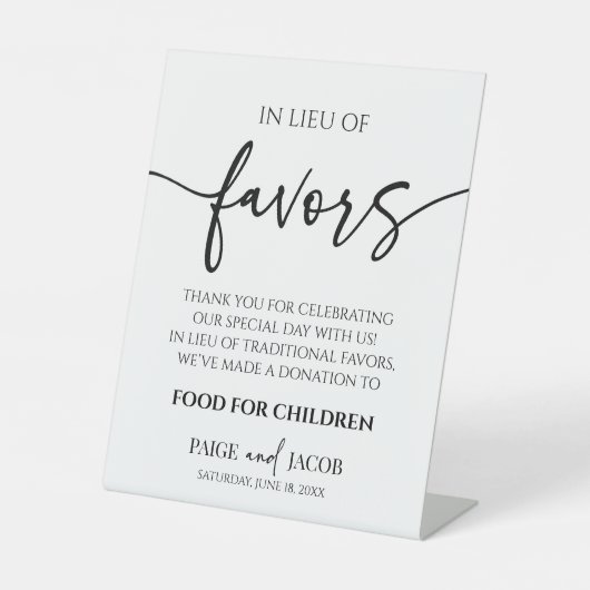 単エレガント純結婚主義の支持に代わる 台座サイン (正面)