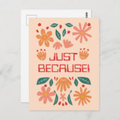 単カスタマイズにグリーティングカード ポストカード (正面/裏面)