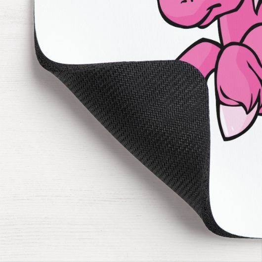 単ピンク マウスパッド (コーナー)