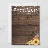 単ファンシーなる駆け落ち結婚の 招待状 (裏面)