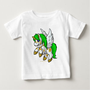 単ミステリー島に飛ぶ島 ベビーTシャツ