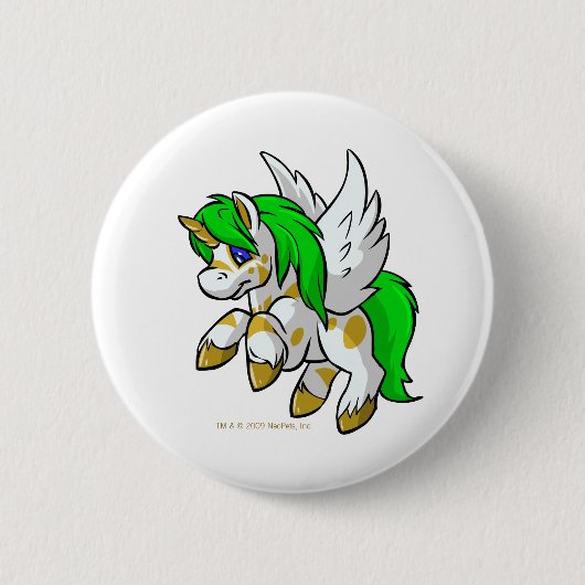 単ミステリー島に飛ぶ島 缶バッジ (正面)