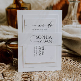 単ミニマル結婚に 招待状ベリーバンド