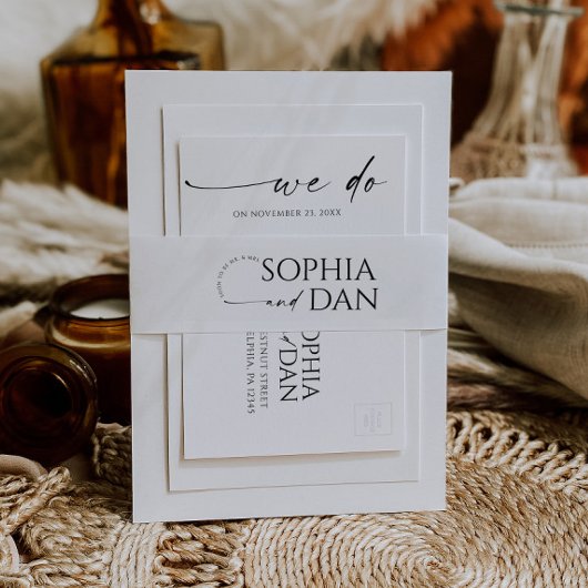 単ミニマル結婚に 招待状ベリーバンド