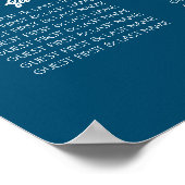 単モダンにトレンディーの結婚座席表 ポスター (角)