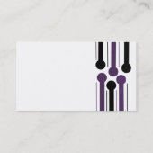 単モダンに黒と紫 名刺 (裏面)