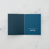 単モダンに、トレンディー結婚の サンキューカード (内部)