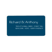 単モダンに、トレンディー結婚の ラベル (正面)