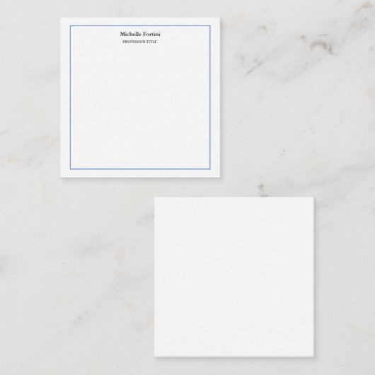 単モダンエレガント極主義 ノートカード (正面/裏面)