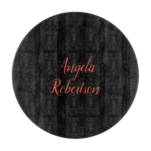 単モダン純シンプルミニマリストの名前 カッティングボード (正面)