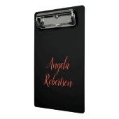 単モダン純シンプルミニマリストの名前 ミニクリップボード (アングル2)