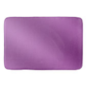 単モダン紫の無地のグラデーション波形パターン バスマット (正面)