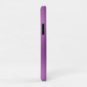 単モダン紫の無地のグラデーション波形パターン Case-Mate iPhoneケース (裏面/右)