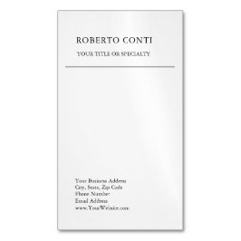 単ユニークモダン極主義 マグネット名刺