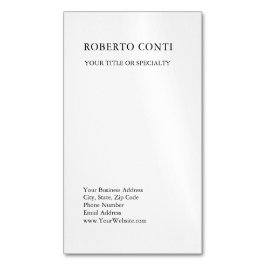 単ユニークモダン極主義 マグネット名刺