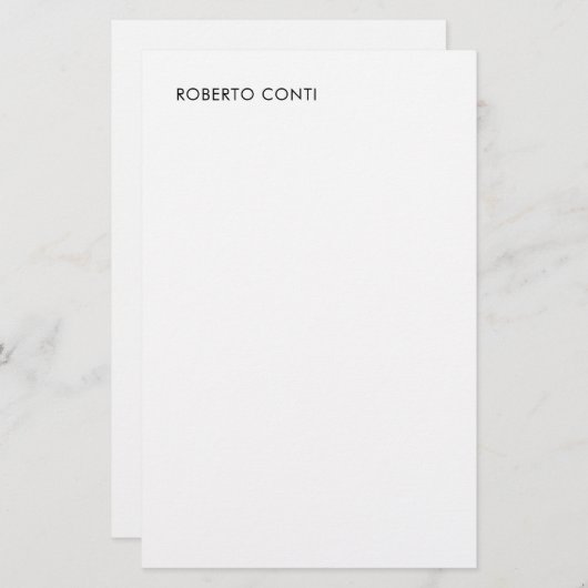 単ユニークモダン極主義 便箋 (正面/裏面)