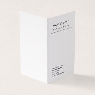 単ユニークモダン極主義 名刺