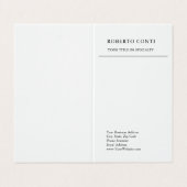 単ユニークモダン極主義 名刺 (外部フラット)