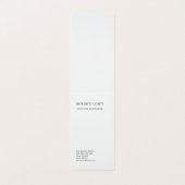 単ユニークモダン極主義 名刺 (外部フラット)