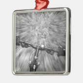 単一トラックのバフのセクションをクルージング メタルオーナメント (左)