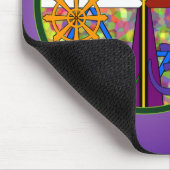 単一性のスピリチュアルの記号 マウスパッド (コーナー)