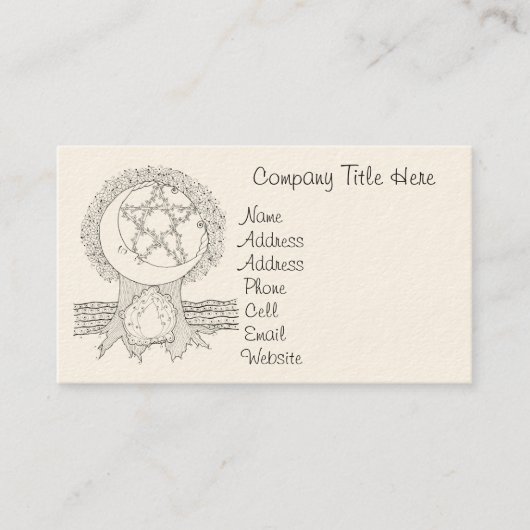 単一性のプロフィールカード 名刺 (正面)