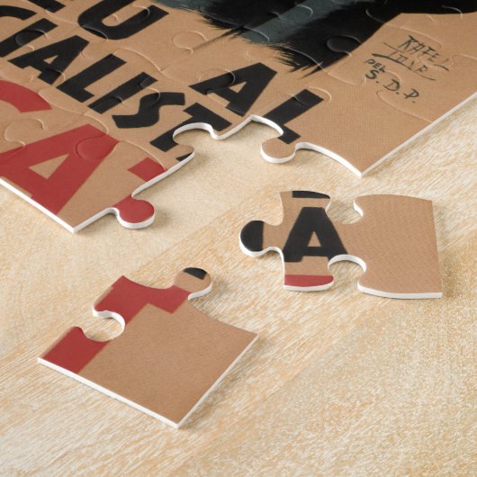 単一性のParty_Propaganda社会主義ポスターを結合して下さい ジグソーパズル (側面)