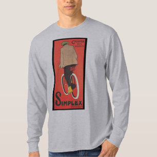 単信自転車ポスター芸術- 1907年 Tシャツ