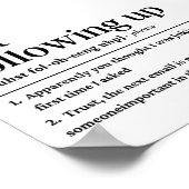 単後を追なる上おもしろい記 ポスター (角)