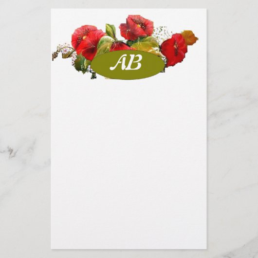 単火文定常 便箋 (正面)