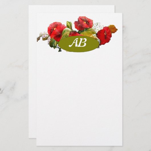 単火文定常 便箋 (正面/裏面)