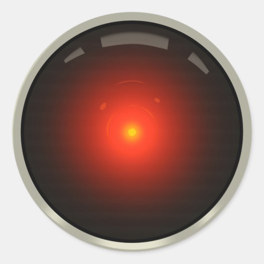 単独でない（赤） ラウンドシール (正面)