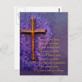 単独ではない紫 ポストカード (正面/裏面)