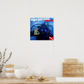 単独でダイビングしない ポスター (キッチン)