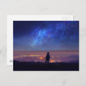 単独でハイキング ポストカード (正面/裏面)