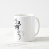 単独で作業するアーチビストのためのローンアレンジャー！マグ コーヒーマグカップ (正面右)