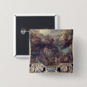 単独で支配する王ルイ14世 缶バッジ (正面&裏面)