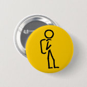 単独で道を踏む 缶バッジ (正面&裏面)